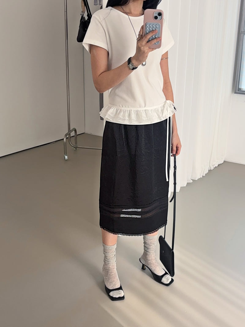 Jade Market - Korean Women Fashion - #womensfashion - Charming Lace Skirt - 11