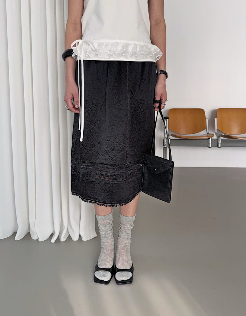 Jade Market - Korean Women Fashion - #womensfashion - Charming Lace Skirt - 9
