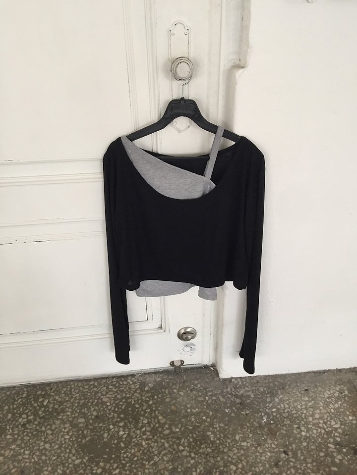 Jeiin - Korean Women Fashion - #momslook - Line Sleeveless Top