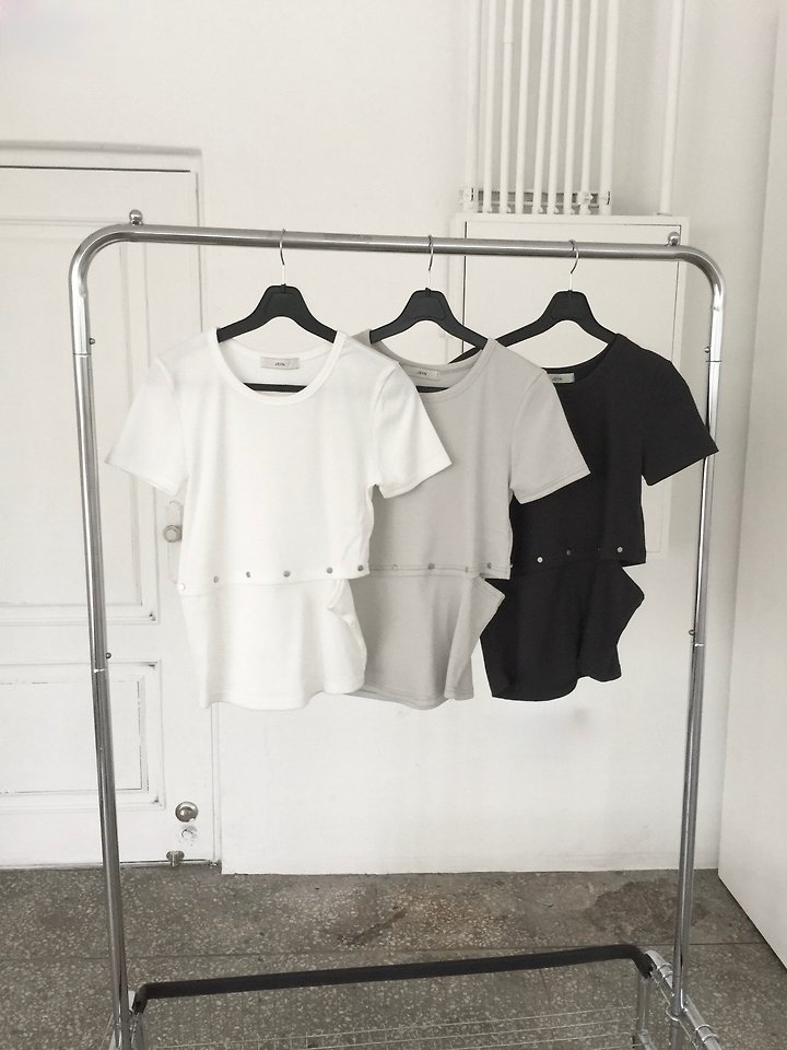 Jeiin - Korean Women Fashion - #momslook - Tender Tee