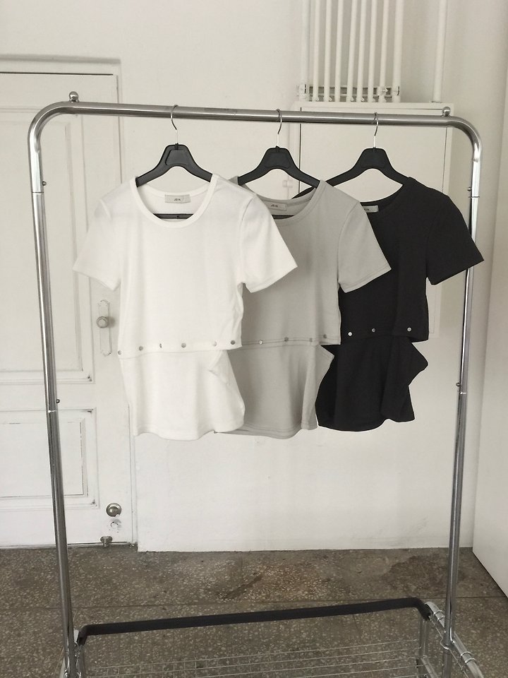 Jeiin - Korean Women Fashion - #momslook - Tender Tee - 3
