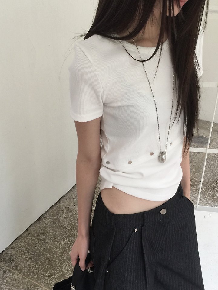 Jeiin - Korean Women Fashion - #momslook - Tender Tee - 5