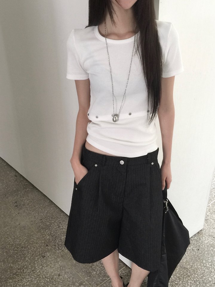 Jeiin - Korean Women Fashion - #momslook - Tender Tee - 7