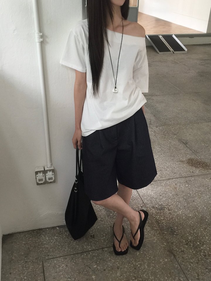 Jeiin - Korean Women Fashion - #momslook - Cut Tee