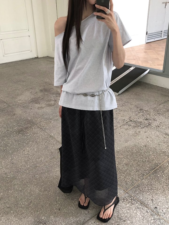 Jeiin - Korean Women Fashion - #momslook - Cut Tee - 5