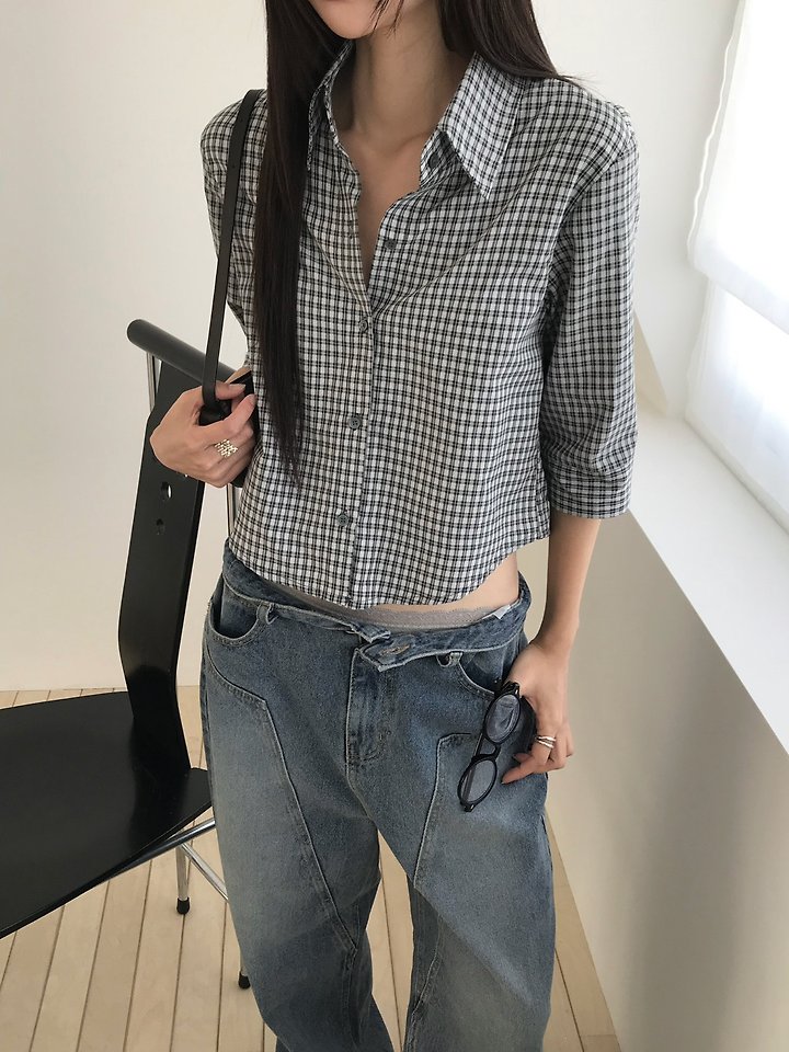Jeiin - Korean Women Fashion - #momslook - Plan Shirt - 4