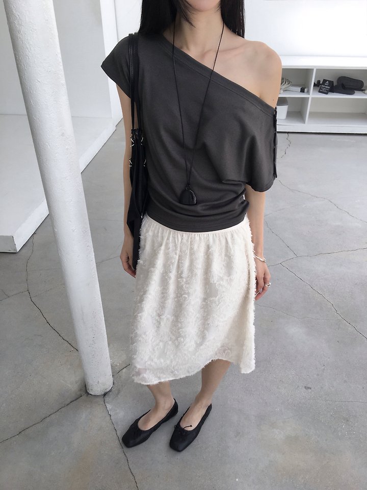 Jeiin - Korean Women Fashion - #momslook - Leto Tee - 12
