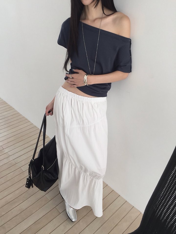 Jeiin - Korean Women Fashion - #thelittlethings - Leto Tee - 4