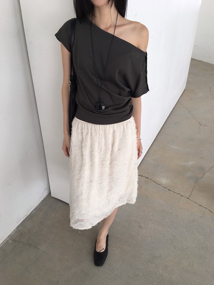 Jeiin - Korean Women Fashion - #momslook - Leto Tee - 8