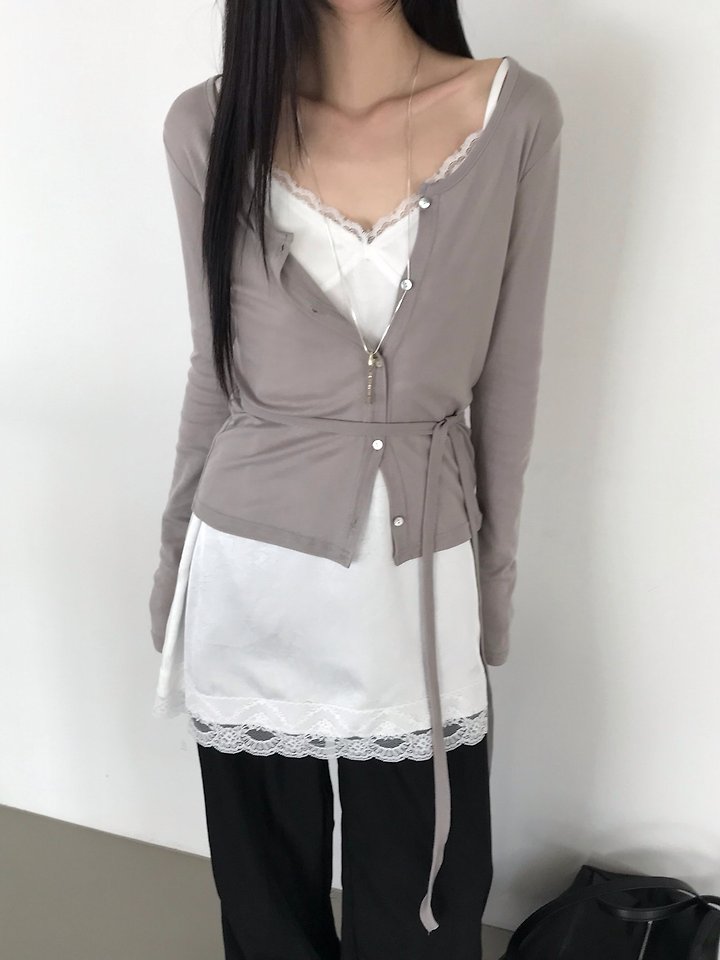 Jeiin - Korean Women Fashion - #romanticstyle - Dover Cardigan - 5
