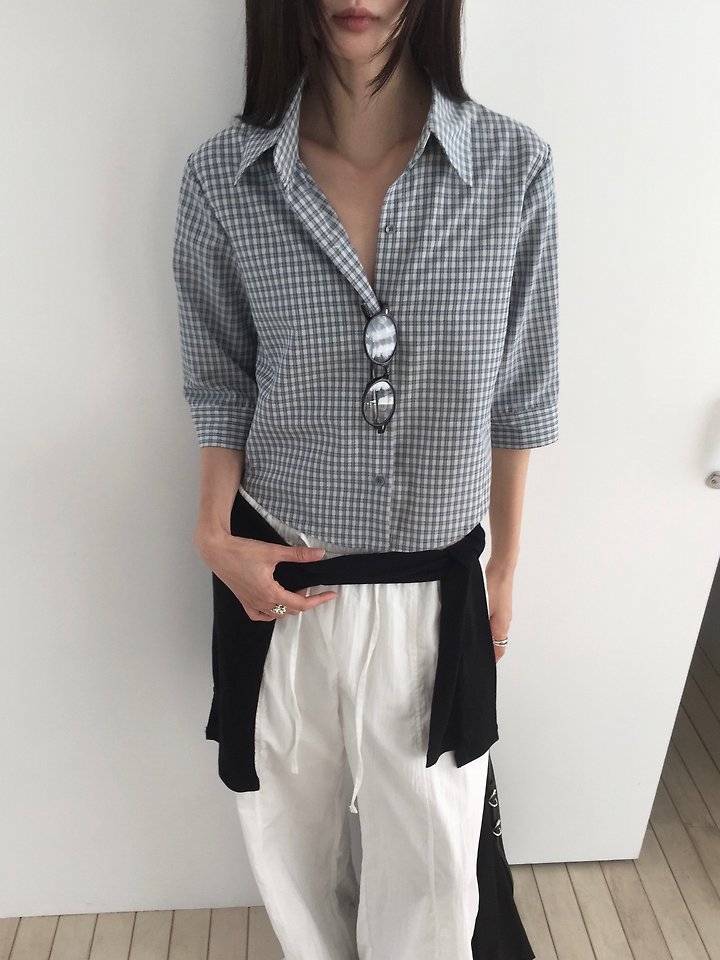 Jeiin - Korean Women Fashion - #shopsmall - Plan Shirt - 11