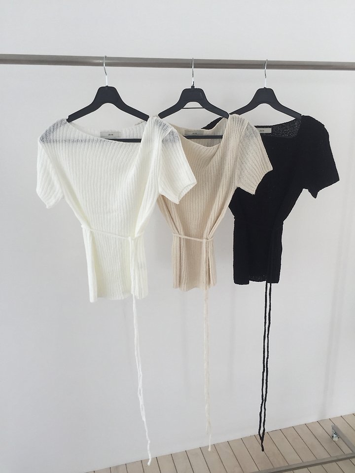 Jeiin - Korean Women Fashion - #thatsdarling - Stone Knit - 3