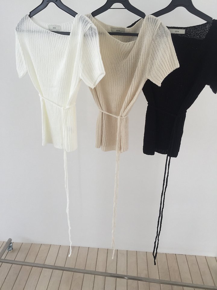 Jeiin - Korean Women Fashion - #thatsdarling - Stone Knit - 4