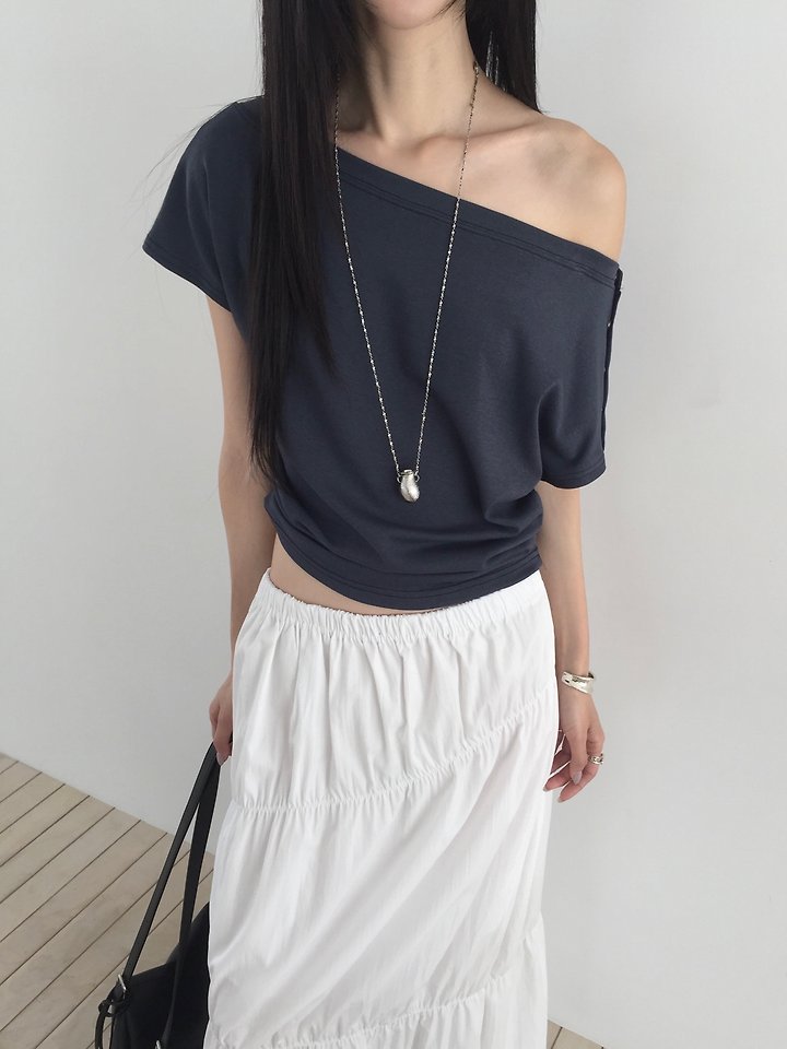 Jeiin - Korean Women Fashion - #thelittlethings - Leto Tee - 3