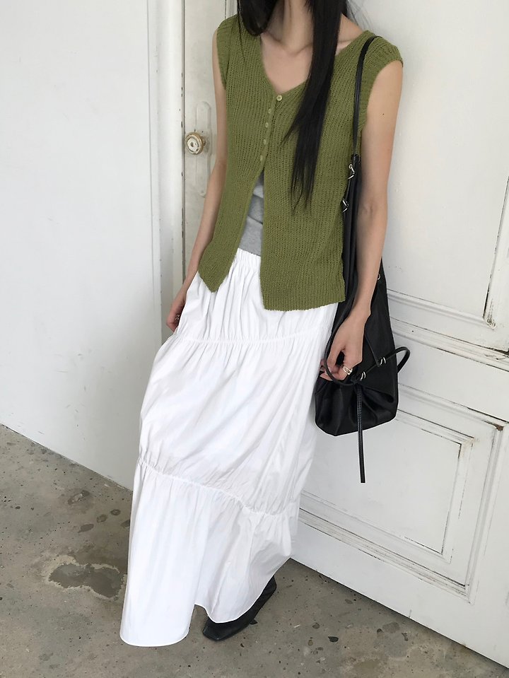 Jeiin - Korean Women Fashion - #vintagekidsstyle - Aqua Sleeveless Top - 6