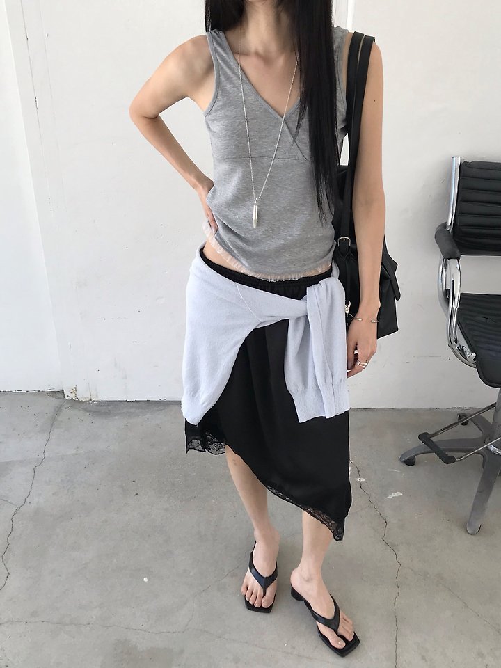 Jeiin - Korean Women Fashion - #womensfashion - Muse Sleeveless Top - 12