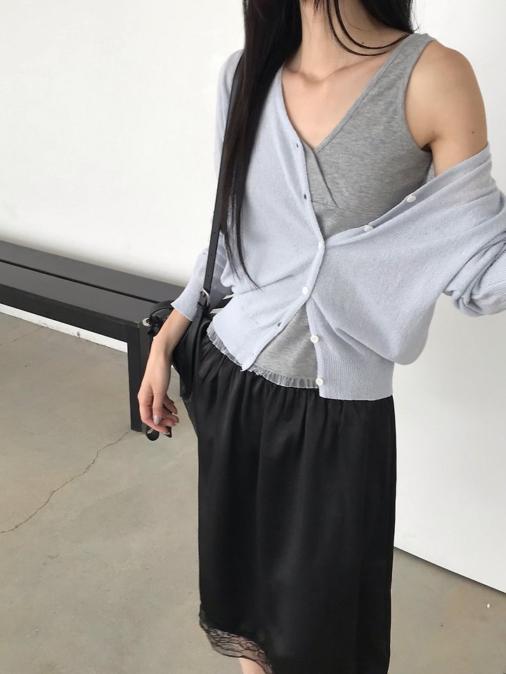 Jeiin - Korean Women Fashion - #womensfashion - Slush Cardigan - 10