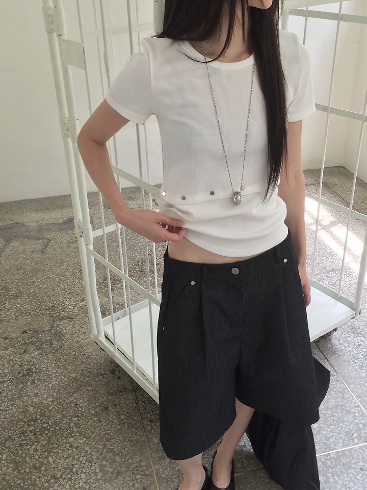 Jeiin - Korean Women Fashion - #womensfashion - Tender Tee - 6