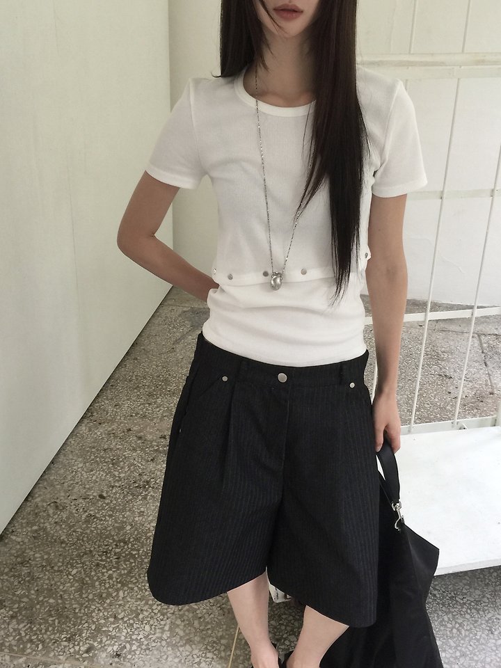 Jeiin - Korean Women Fashion - #womensfashion - Tender Tee - 8