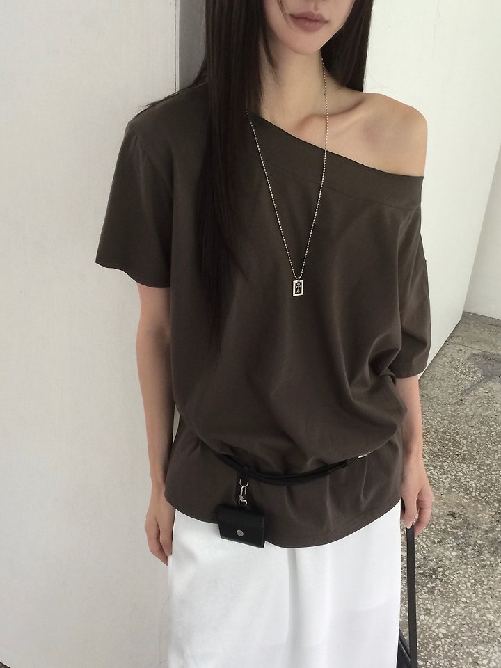 Jeiin - Korean Women Fashion - #womensfashion - Cut Tee - 10