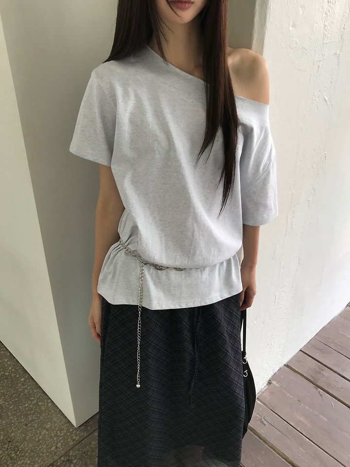 Jeiin - Korean Women Fashion - #womensfashion - Cut Tee - 6