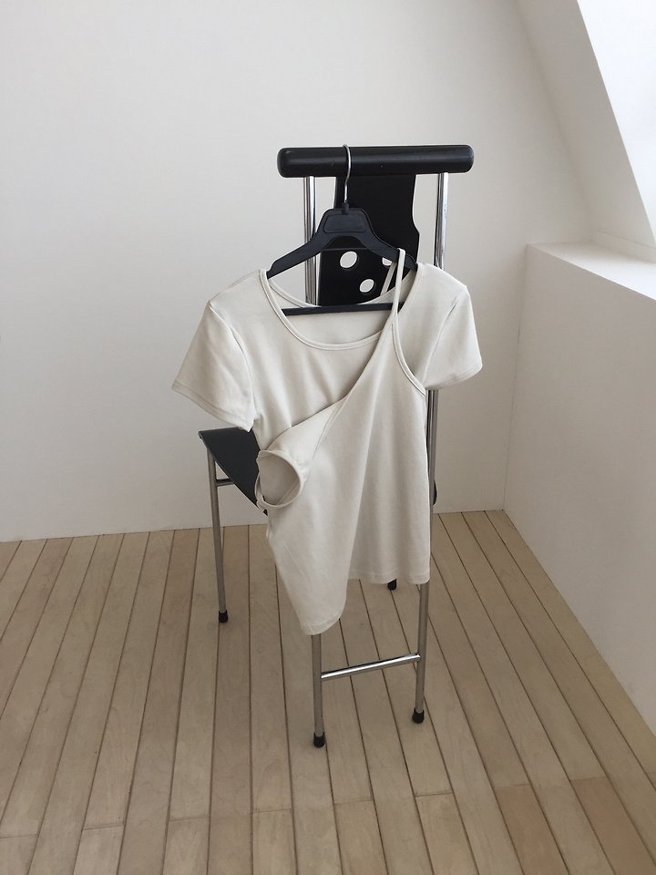 Jeiin - Korean Women Fashion - #womensfashion - With Set (Short Sleeve + Sleeveless)