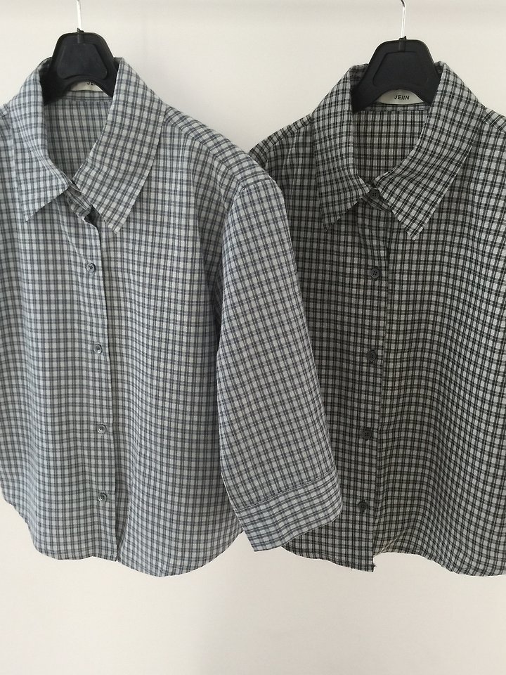 Jeiin - Korean Women Fashion - #womensfashion - Plan Shirt