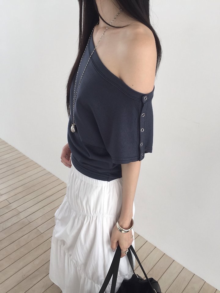 Jeiin - Korean Women Fashion - #womensfashion - Leto Tee - 5