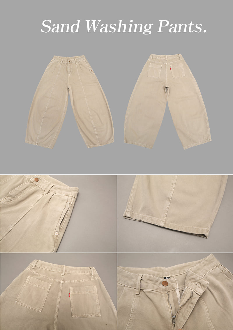 Jenny Basic - Korean Children Fashion - #Kfashion4kids - Sand Washing Pants - 11