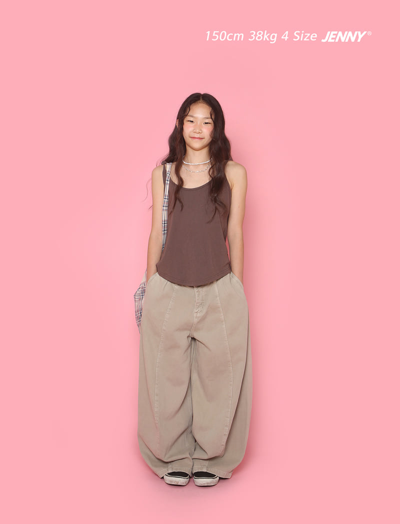 Jenny Basic - Korean Children Fashion - #Kfashion4kids - String Sleeveless Tee - 2