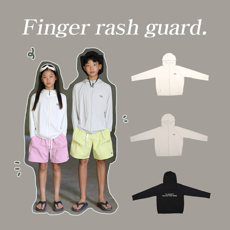 Jenny Basic - Korean Children Fashion - #Kfashion4kids - Finger Rash Guard