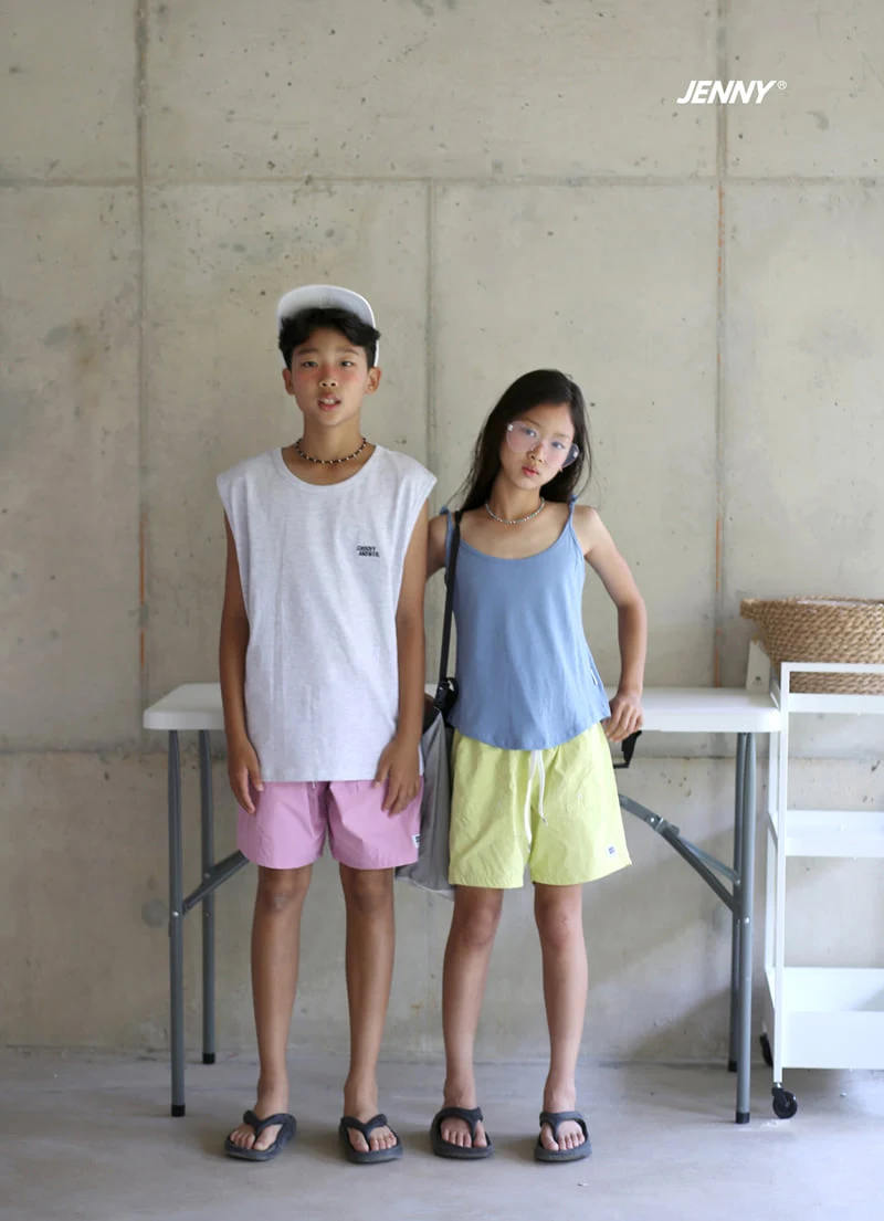 Jenny Basic - Korean Children Fashion - #childofig - String Sleeveless Tee - 10
