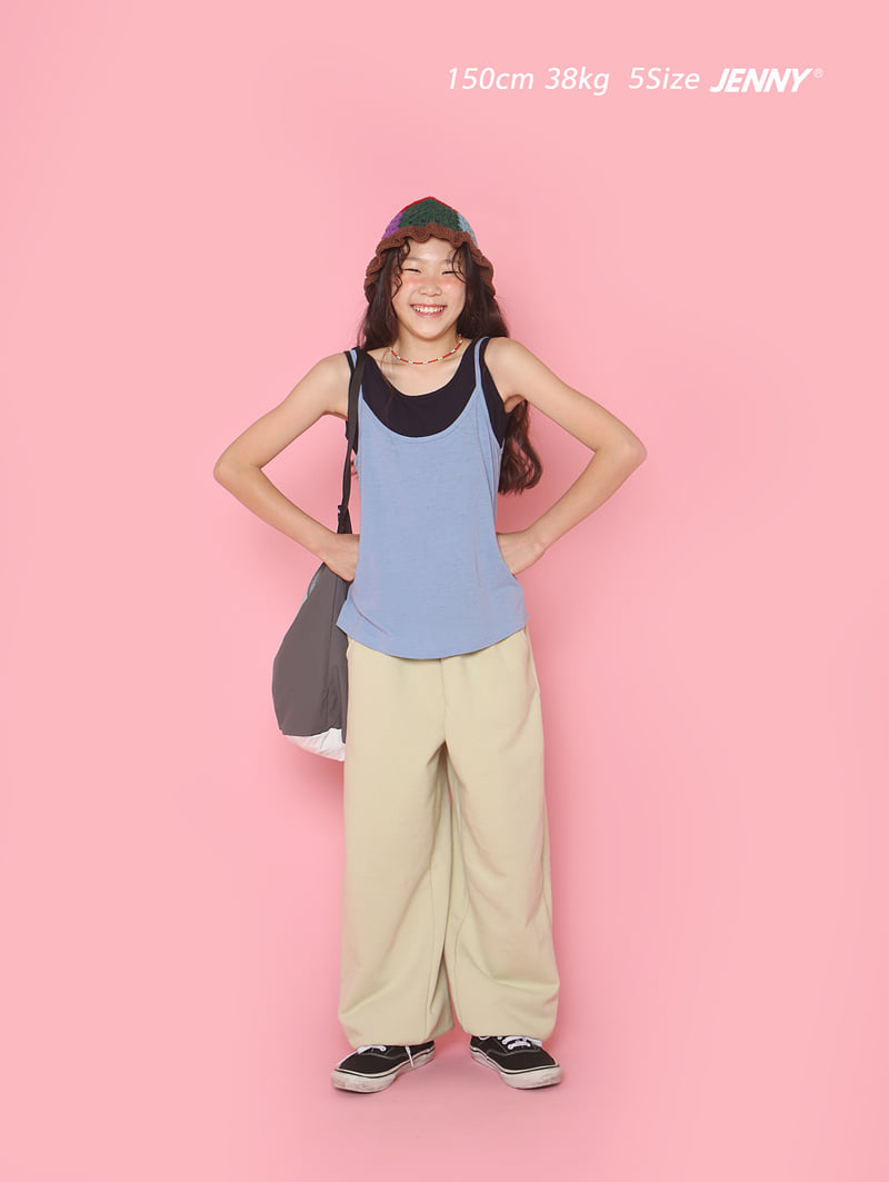 Jenny Basic - Korean Children Fashion - #childrensboutique - Smile Sleeveless Tee - 9