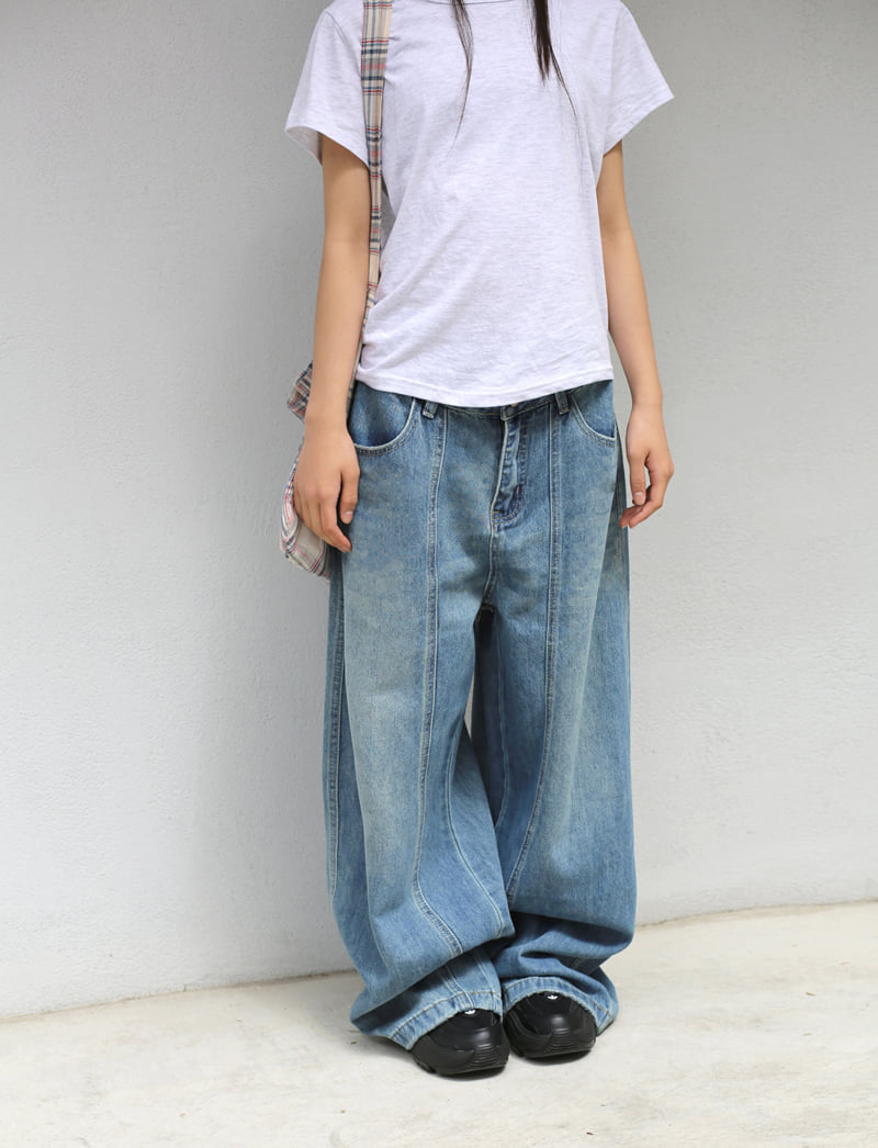 Jenny Basic - Korean Children Fashion - #kidzfashiontrend - 2607 Long Denim Pants - 9