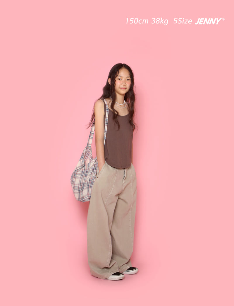 Jenny Basic - Korean Children Fashion - #littlefashionista - String Sleeveless Tee - 3