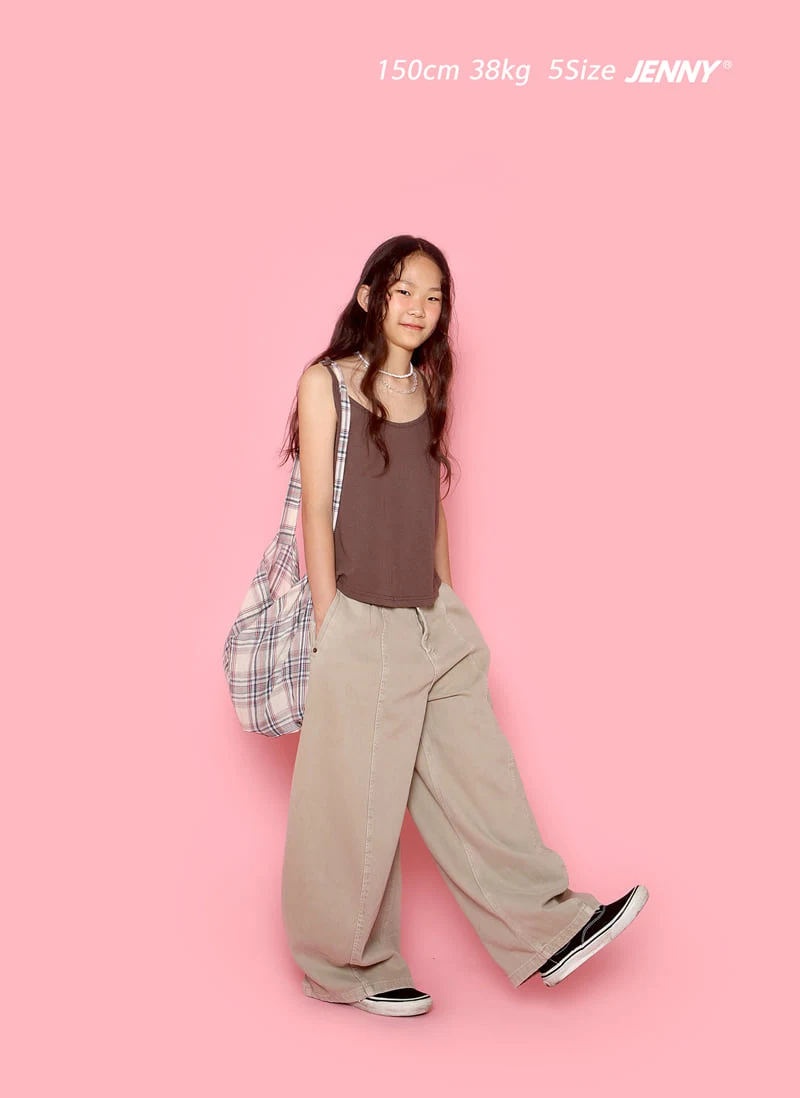 Jenny Basic - Korean Children Fashion - #littlefashionista - String Sleeveless Tee - 4