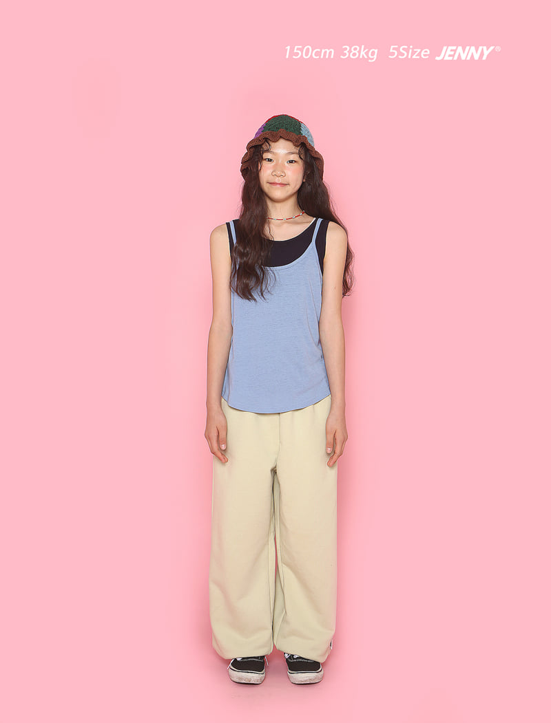 Jenny Basic - Korean Children Fashion - #magicofchildhood - Smile Sleeveless Tee - 2