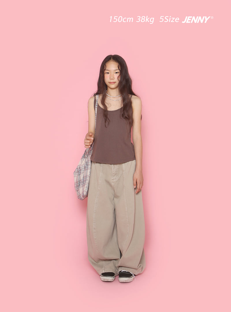 Jenny Basic - Korean Children Fashion - #minifashionista - String Sleeveless Tee - 5