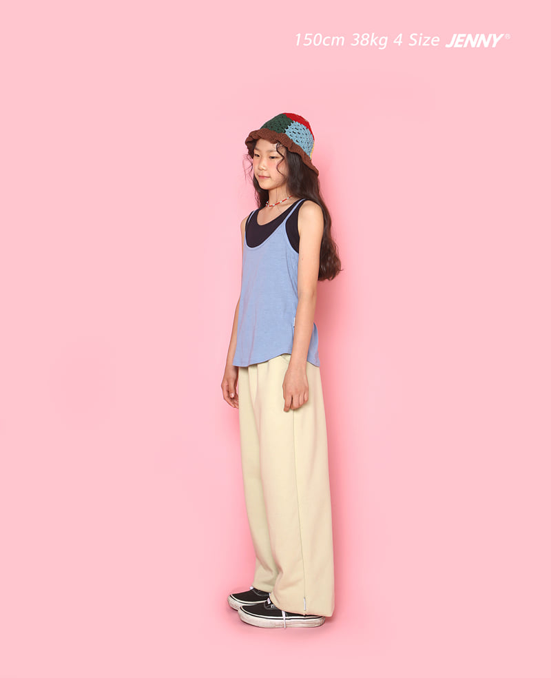 Jenny Basic - Korean Children Fashion - #minifashionista - Smile Sleeveless Tee - 3