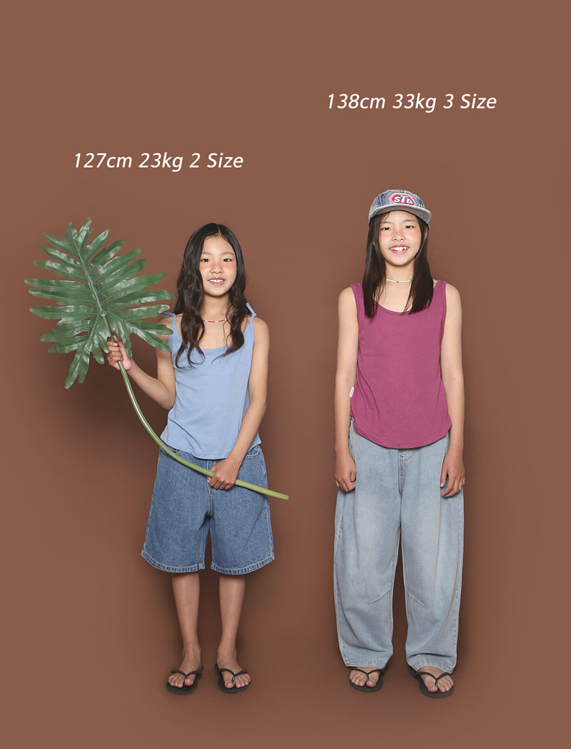 Jenny Basic - Korean Children Fashion - #minifashionista - 2608 Light Denim - 8