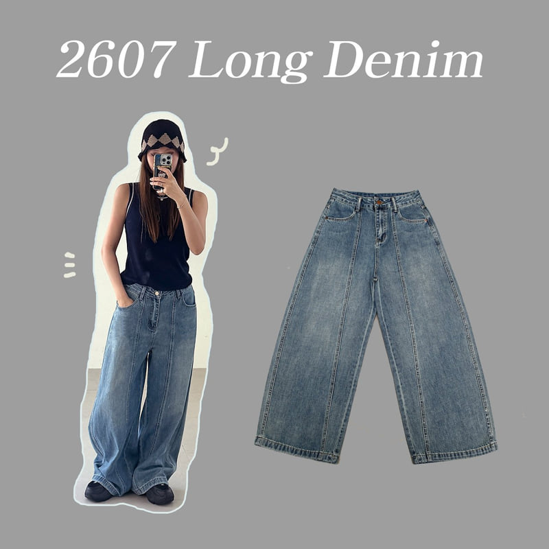 Jenny Basic - Korean Children Fashion - #stylishchildhood - 2607 Long Denim Pants