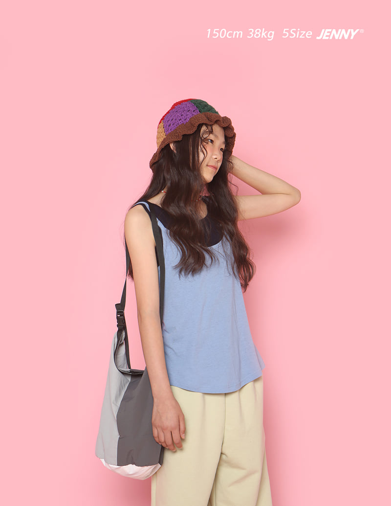 Jenny Basic - Korean Children Fashion - #stylishchildhood - Smile Sleeveless Tee - 7