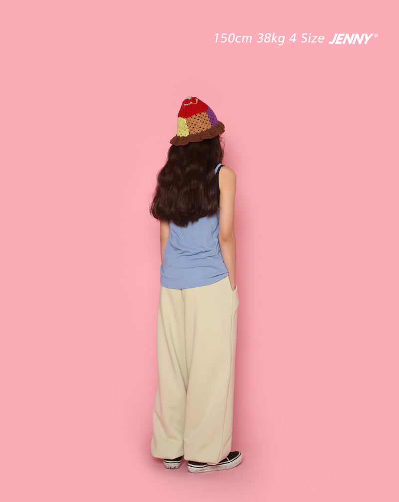 Jenny Basic - Korean Children Fashion - #todddlerfashion - Smile Sleeveless Tee - 5