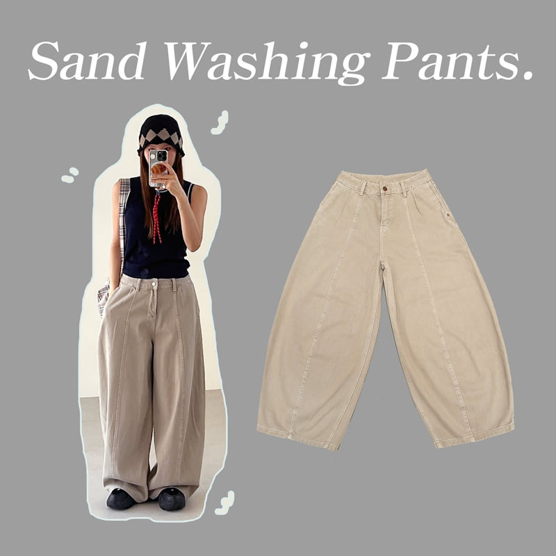 Jenny Basic - Korean Children Fashion - #toddlerclothing - Sand Washing Pants