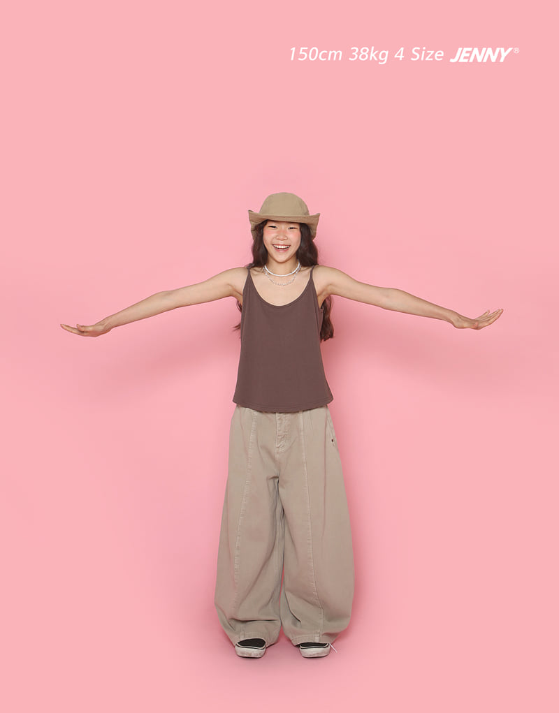 Jenny Basic - Korean Children Fashion - #toddlerclothing - String Sleeveless Tee - 8