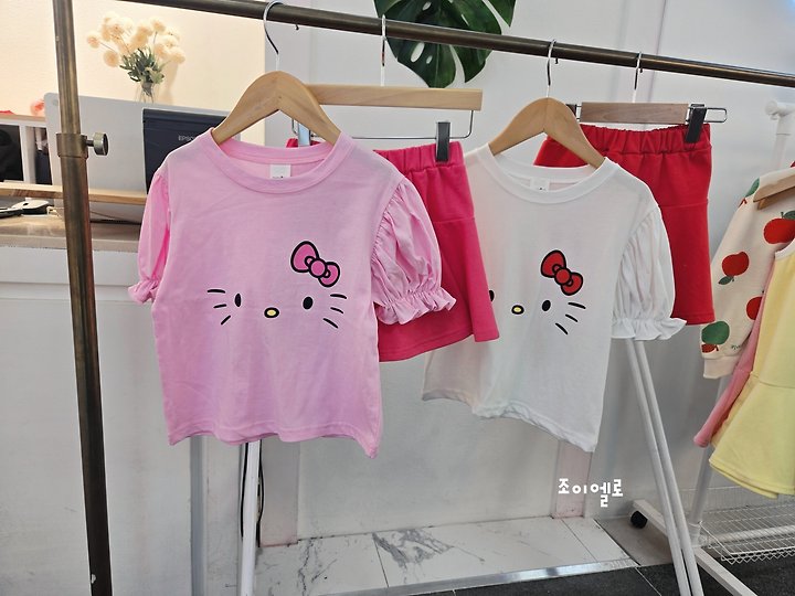 Joy ello - Korean Children Fashion - #Kfashion4kids - Kitty Leggings Set