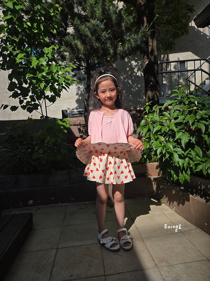 Joy ello - Korean Children Fashion - #Kfashion4kids - Heart Cancan Leggings Skirt - 7