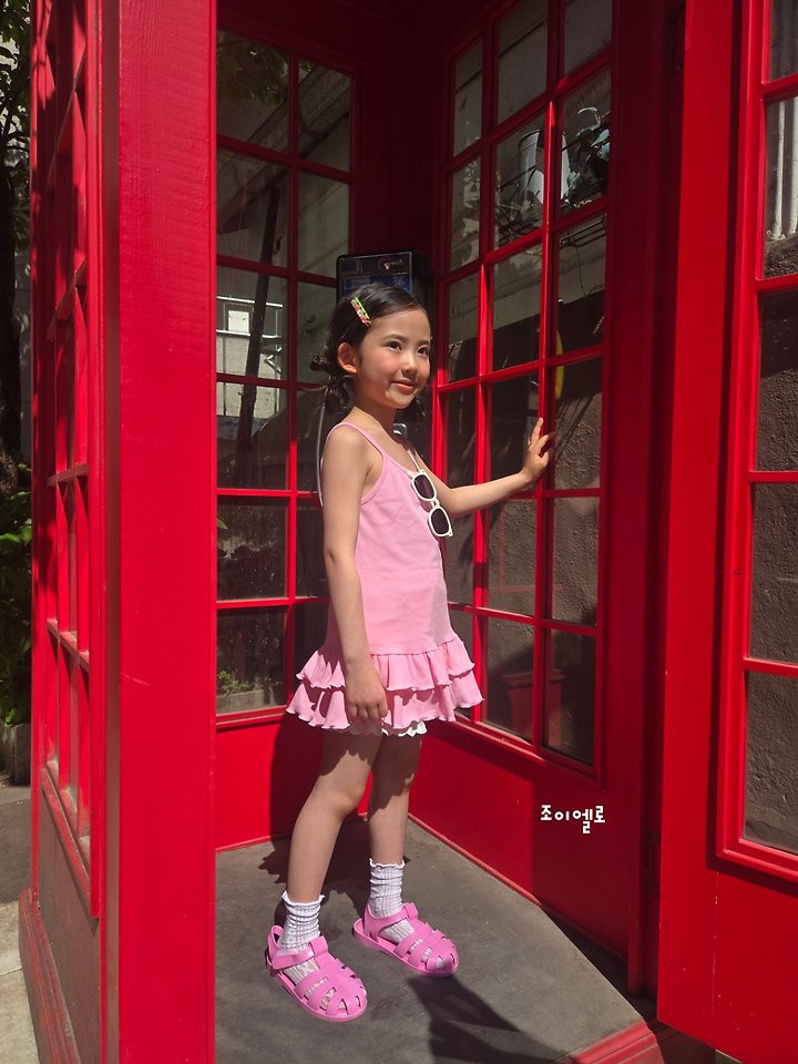 Joy ello - Korean Children Fashion - #childofig - Cancan Sleeveless One-piece - 6