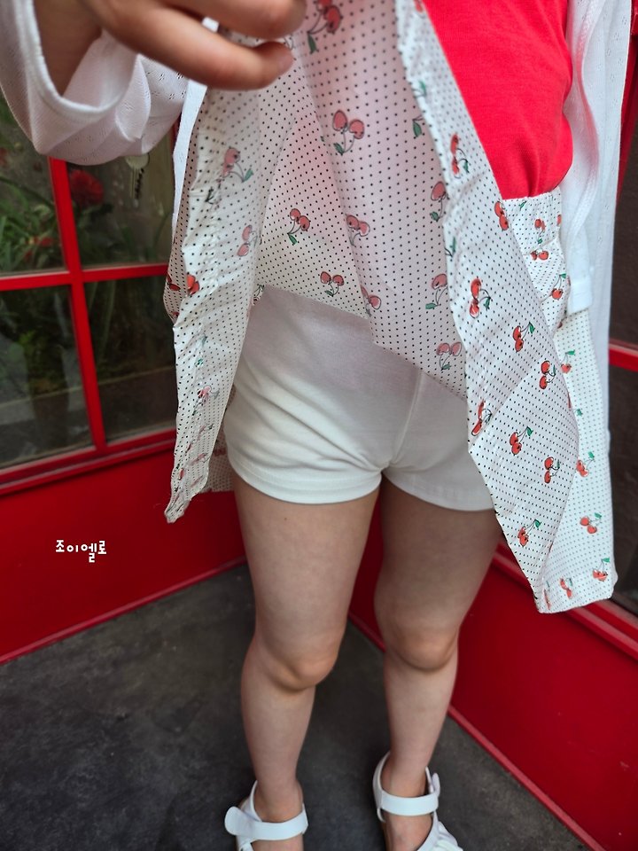 Joy ello - Korean Children Fashion - #childofig - Cherry Leggings Skirt - 2