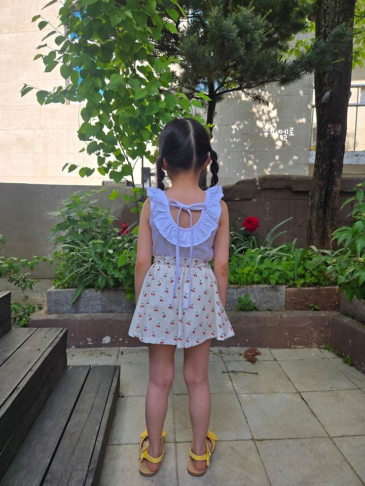 Joy ello - Korean Children Fashion - #childofig - Shirring Sleeveless Top - 8